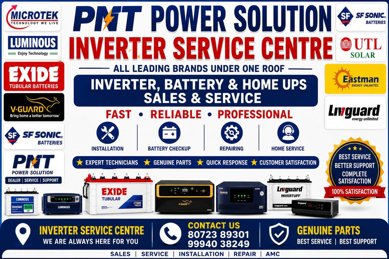 PNT Power Solutions inverter service centre