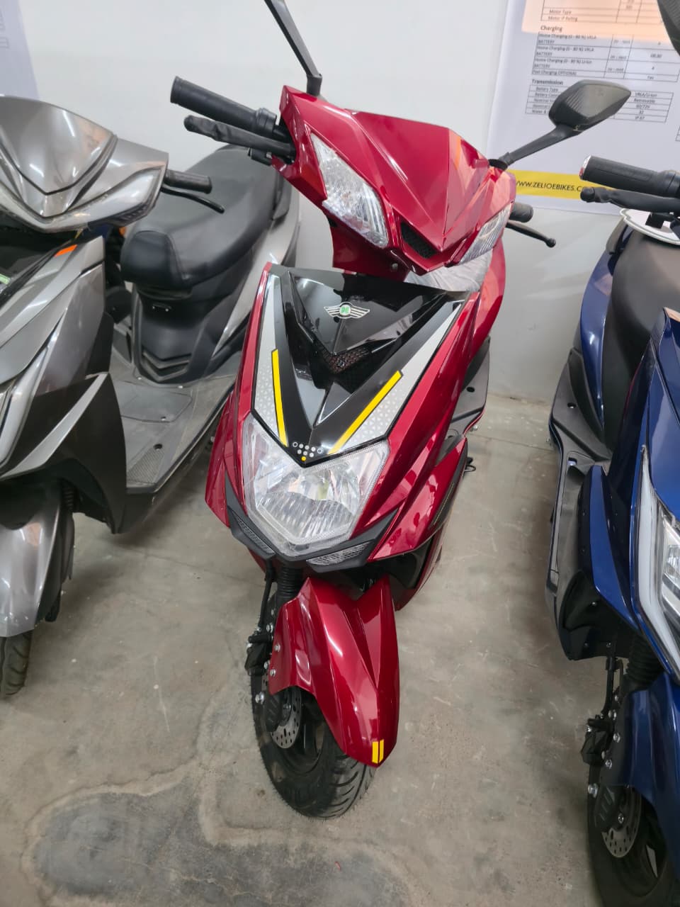 Premium electric scooters at Arshitha Electronics